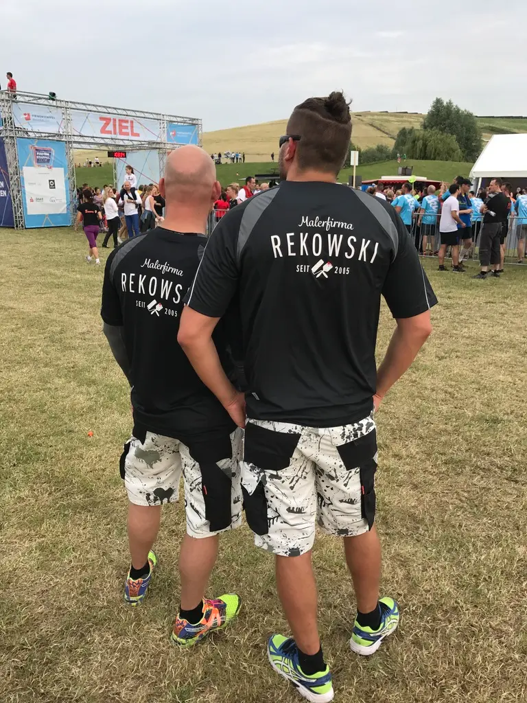 Malerfirma Rekowski, bei der Arbeit