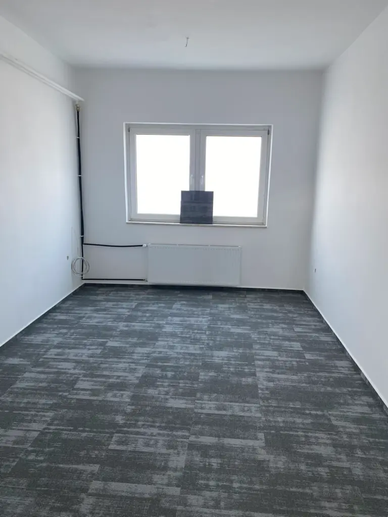 Büroraum mit neuem Teppichboden – Malerbetrieb Rekowski Magdeburg